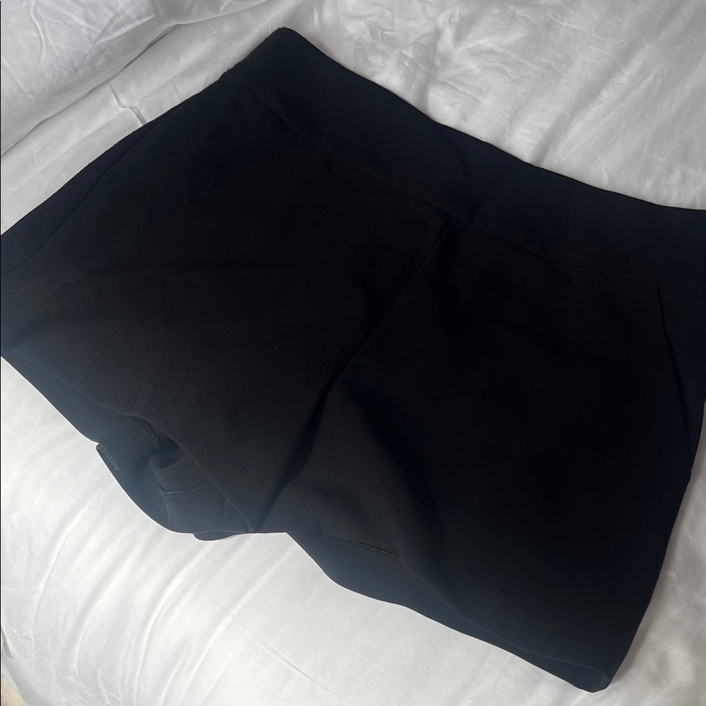 Alice + Olivia Black High Waist Shorts